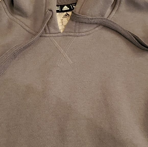 Adidas Fleece Hoodie Blue Small - Picture 14 of 14